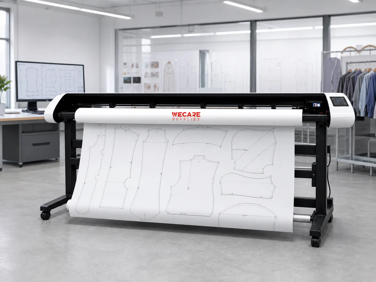 Pattern printing with Wecare style garment plotter